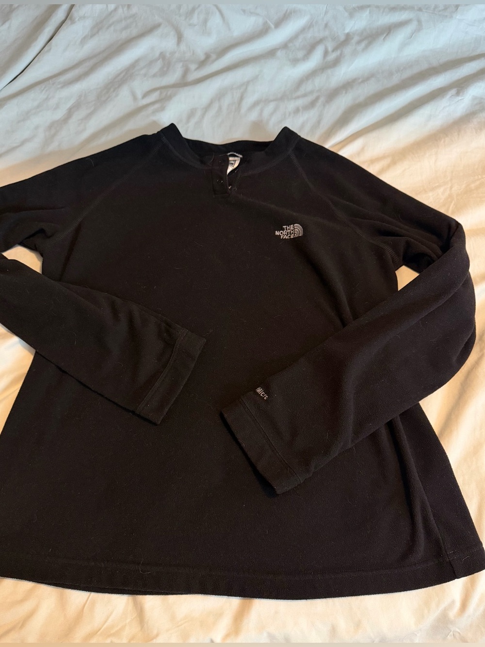 Vintage The North Face TKA 100 micro fleece button henley